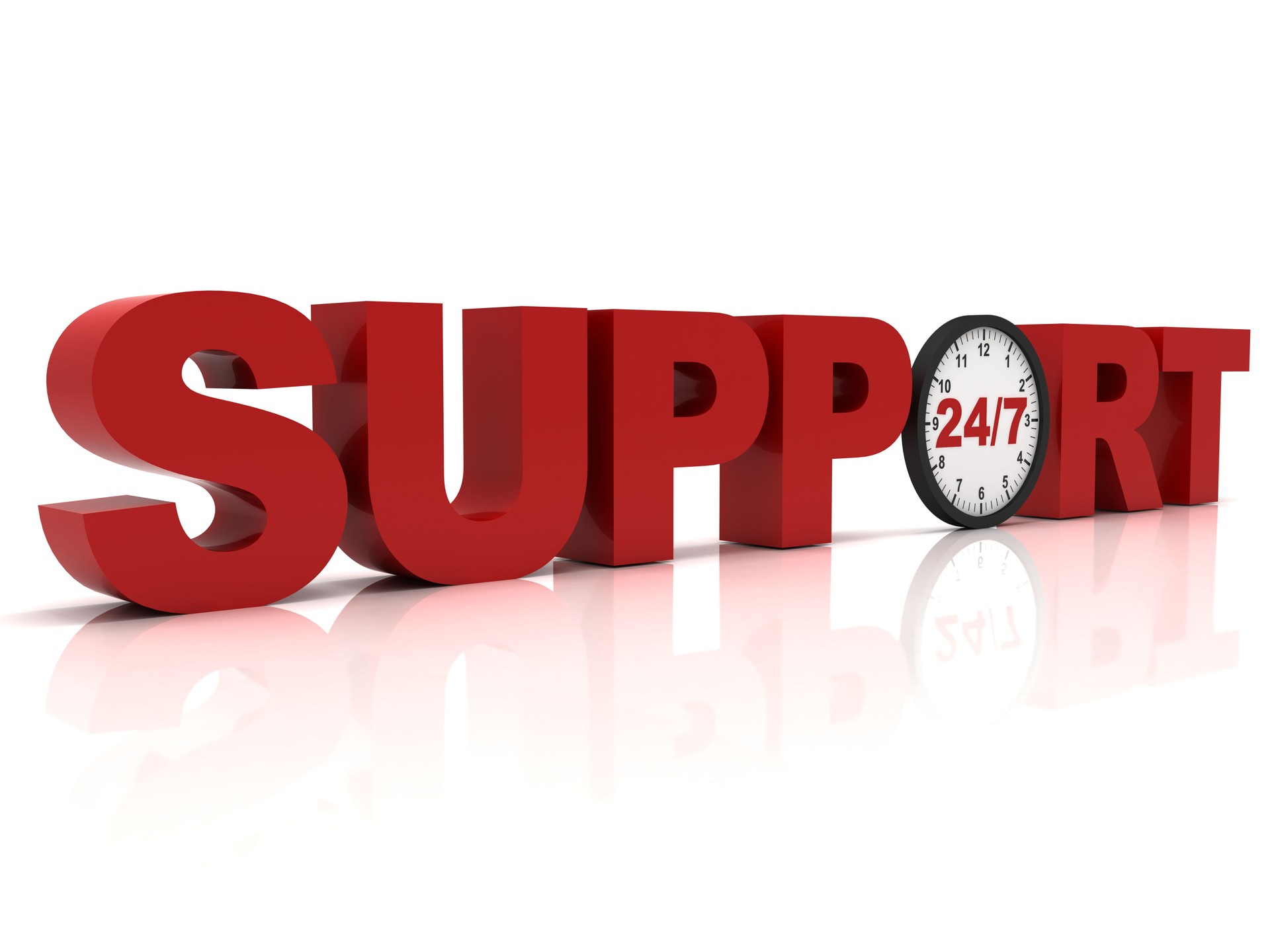Customer support service open 24 hours